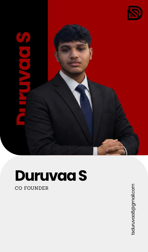 Duruvaa S - Co-Founder