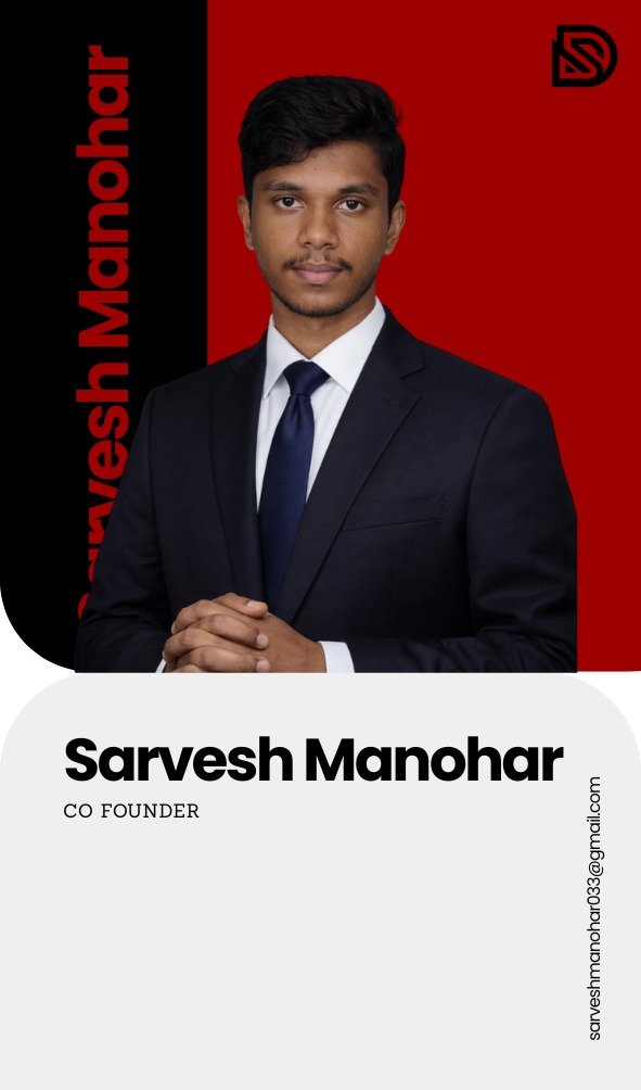 Sarvesh Manohar - Co-Founder